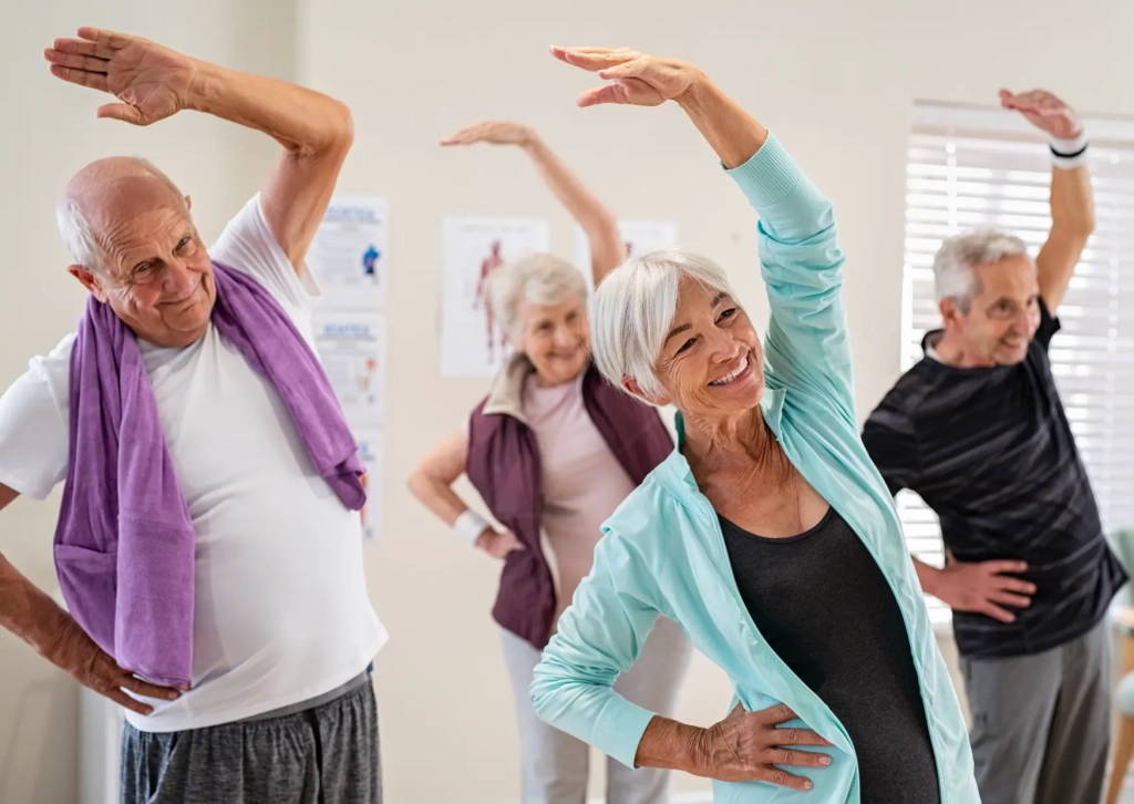 We encourage our residents to stay active and healthy