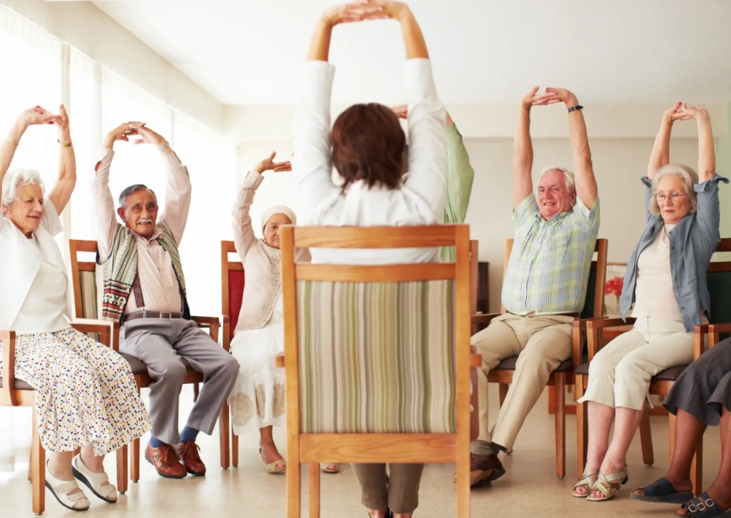 Yoga for the elderly sonskyn